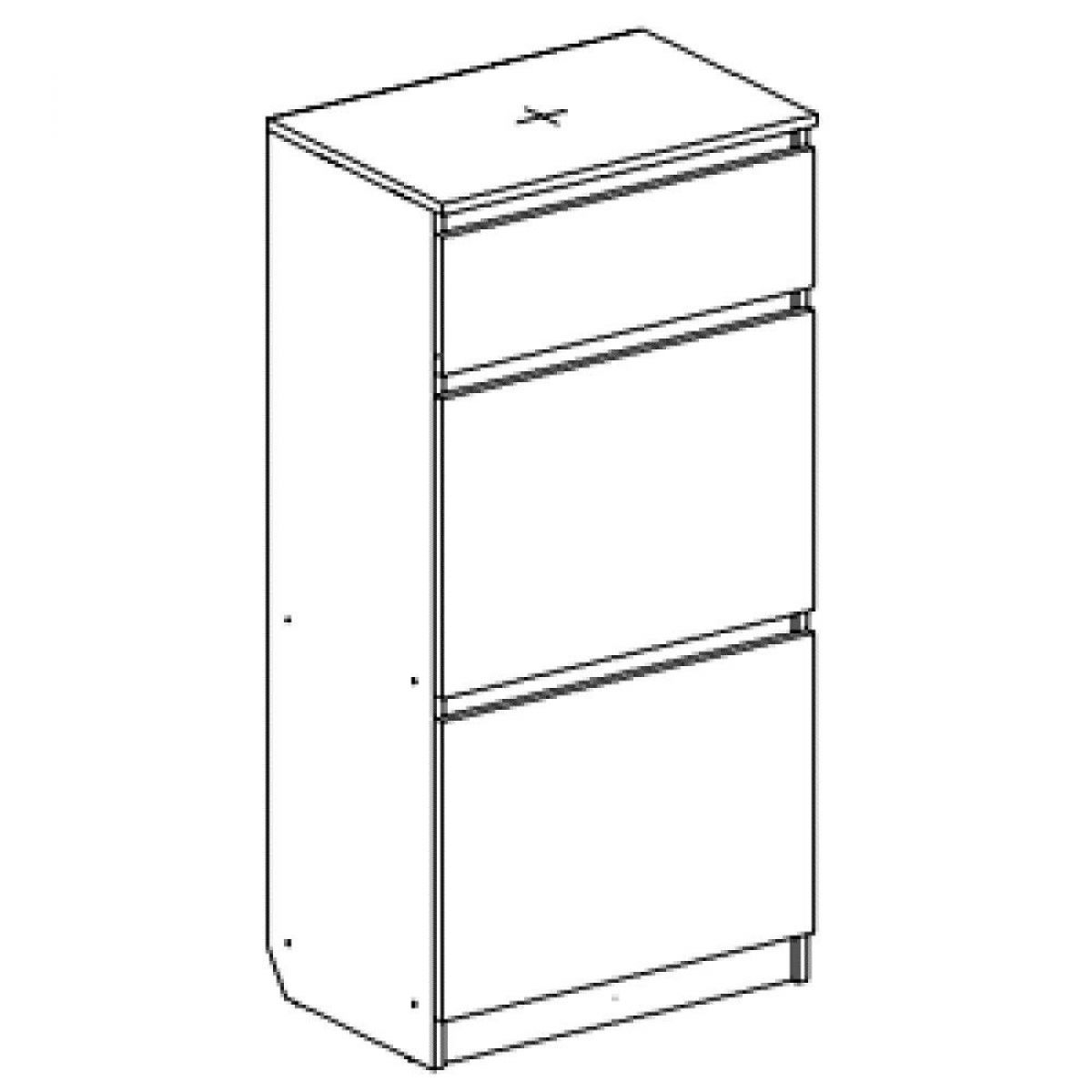 Тумба 2-ств. с ящиком "Бьянко" | фото 4