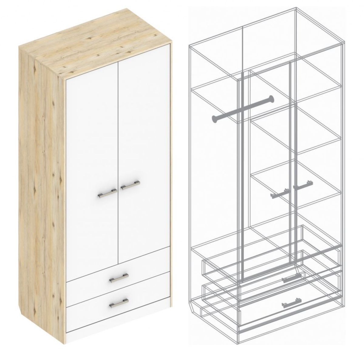 Спальный гарнитур "Милана" (модульный) | фото 12