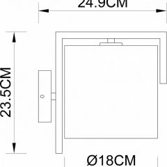 Бра Arte Lamp Aperol A5031AP-1SS | фото 3