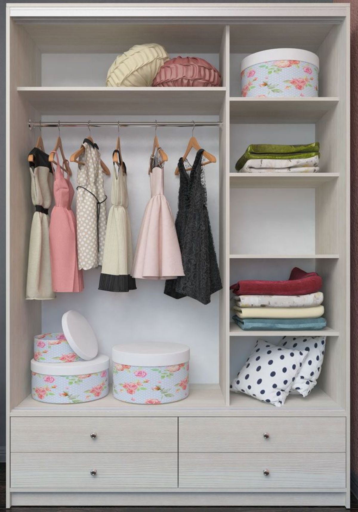 Шкаф-купе Ольга 1500 ЛДСП/Зеркало (ЛДСП 2 кат.) | фото 2