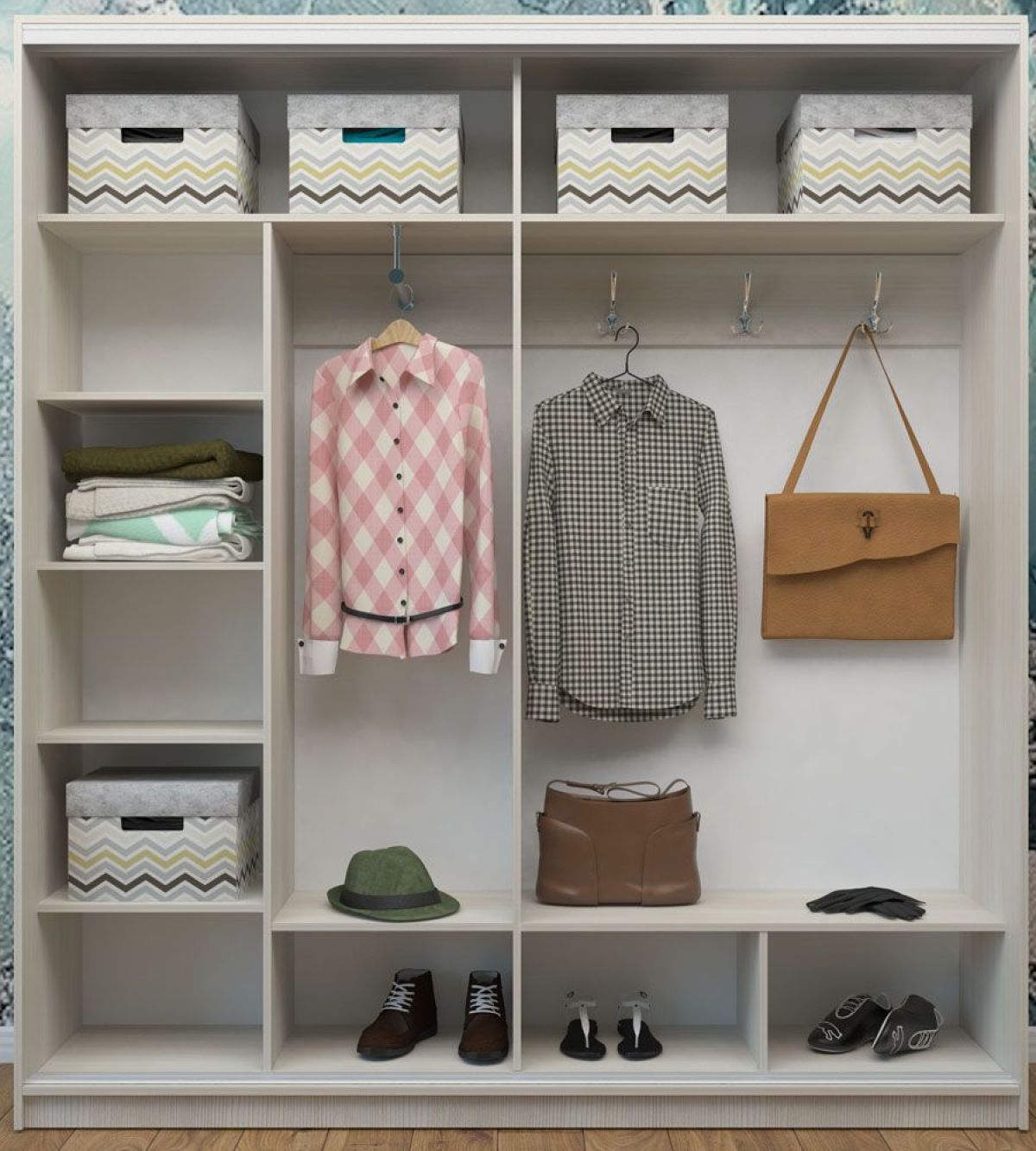 Шкаф-купе Светлана 2000 ЛДСП/Зеркало/ЛДСП (ЛДСП 2 кат.) | фото 2