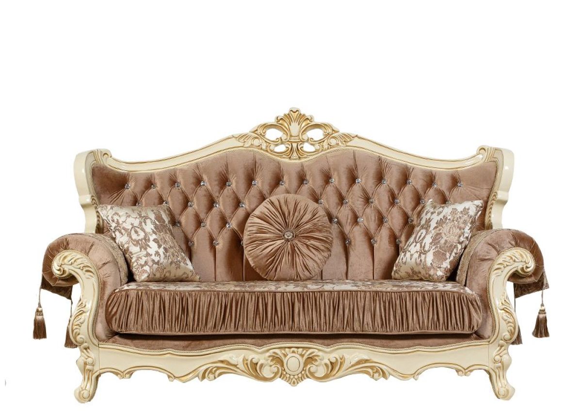 Комплект мягкой мебели Эсмеральда 3+1+1 (Крем) Механизм Ифагрид | фото 4