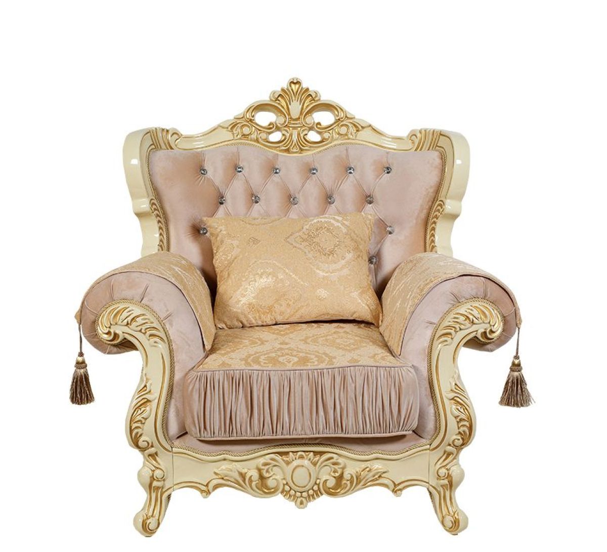 Кресло Эсмеральда без механизма (крем) | фото 2