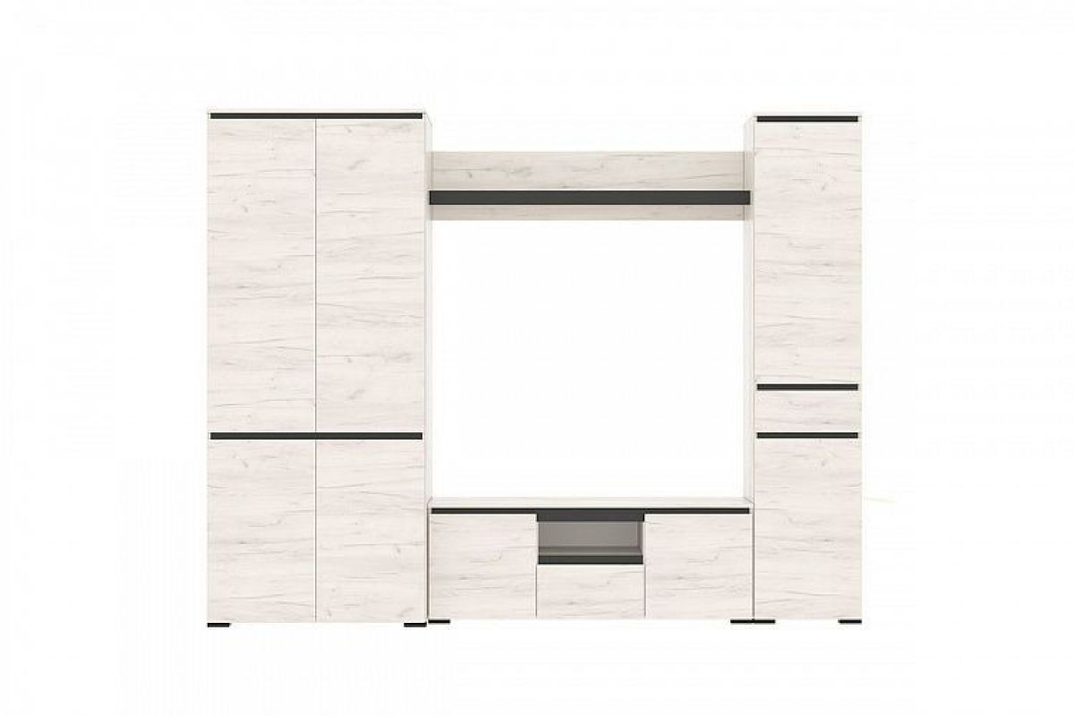 ГРЕТТА Гостинная (модульная) дуб крафт белый | фото 3