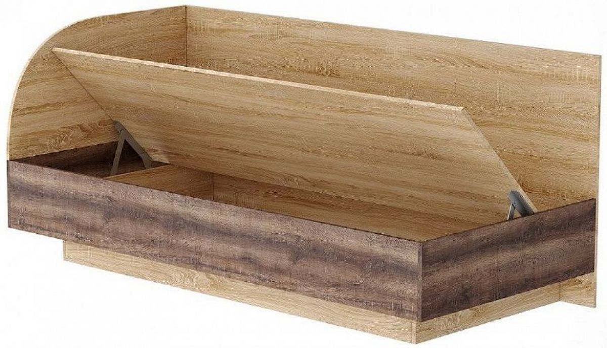 СОНАТА КРС- 900 Кровать (софа) с ПМ (дуб сонома/дуб сакраменто) | фото 2