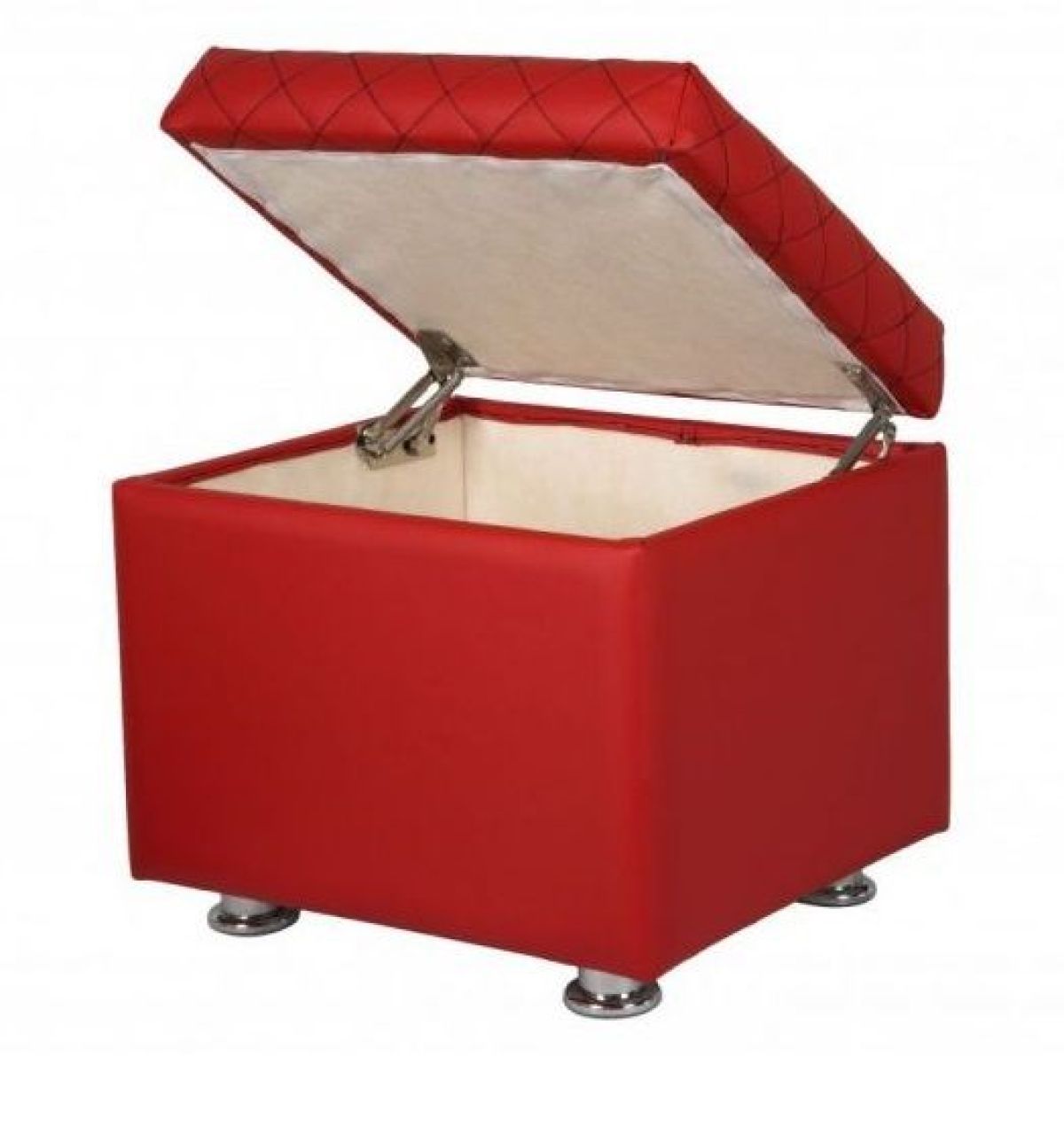 Пуф Вега с местом для хранения (красный) | фото 2