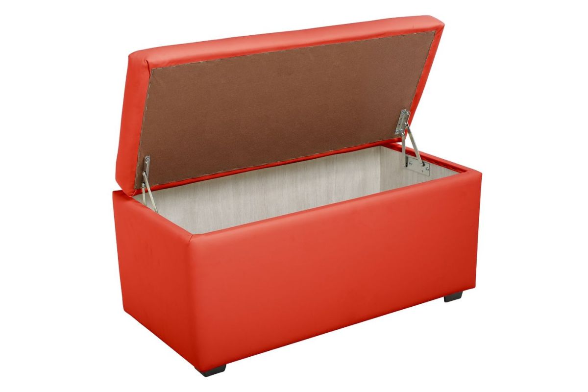 Пуф Мартин с местом для хранения (красный) | фото 2