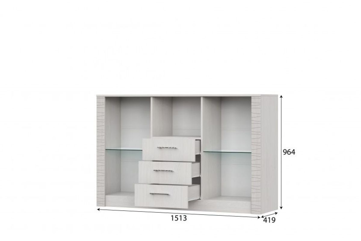 ГАММА 20 Комод-витрина Серия №4 | фото 3