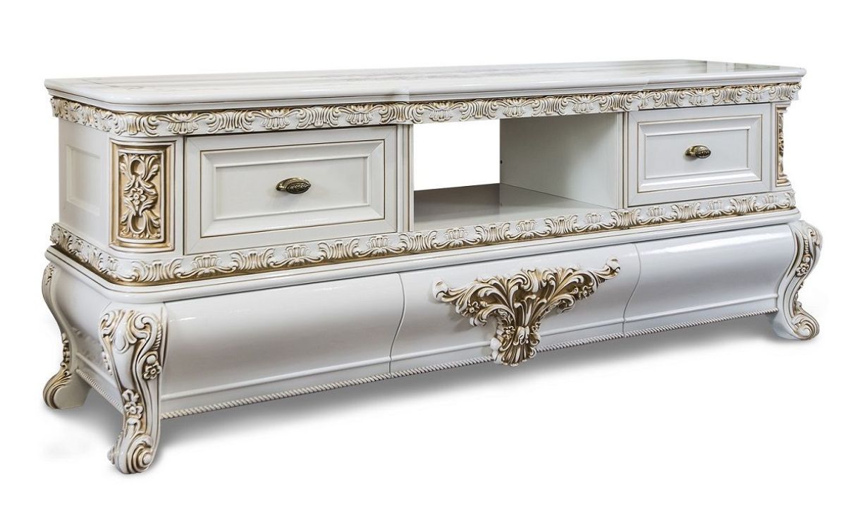 Тумба ТВ Алсу (белый глянец) | фото 2