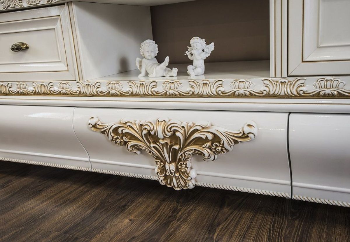 Тумба ТВ Алсу (белый глянец) | фото 5