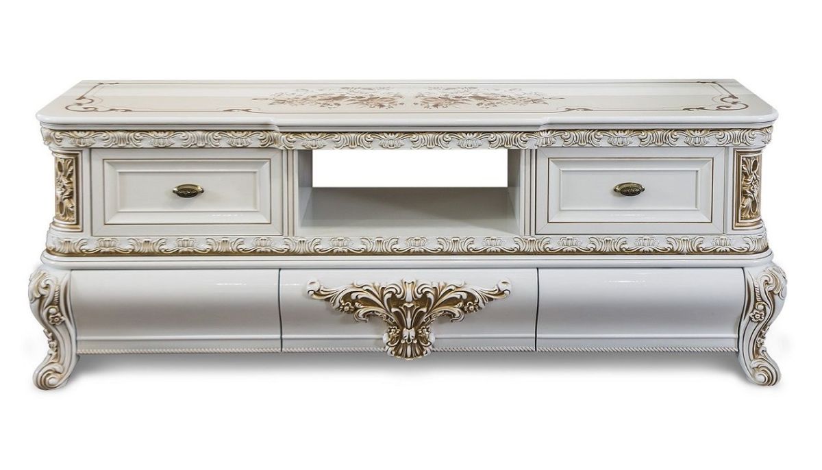 Тумба ТВ Алсу (белый глянец) | фото 3