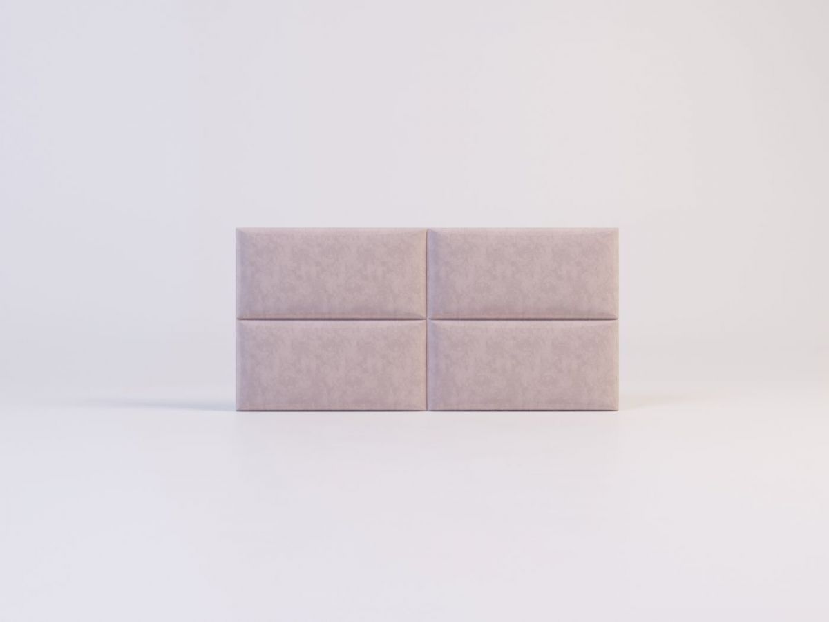 Мягкие панели ПРЯМОУГОЛЬНИКИ 30*60 (4 шт.) для спальни | фото 16