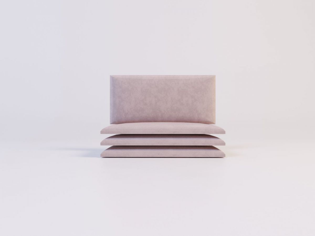 Мягкие панели ПРЯМОУГОЛЬНИКИ 30*60 (4 шт.) для детской | фото 2