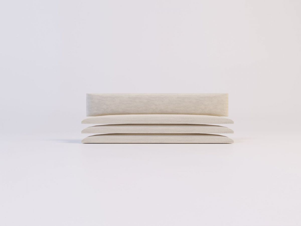 Мягкие панели ПОЛОСЫ ПРЯМЫЕ 15*90 (4 шт.) для спальни | фото 5