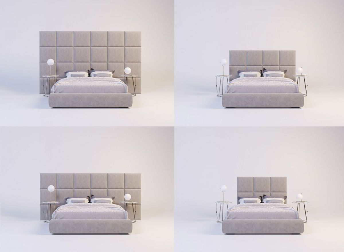 Мягкие панели КВАДРАТЫ 50*50 (2 шт.) для спальни | фото 6