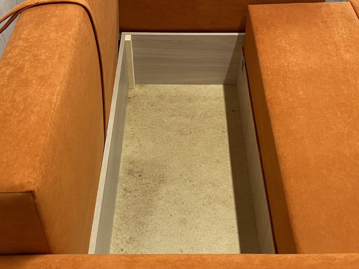 Диван Комфорт-7 БД 1200 ШП (ППУ) велюр Veluta 27 | фото 5