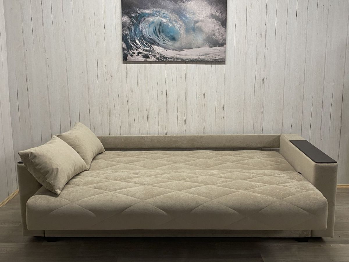 Диван Престиж-15 (НПБ+МДФ) велюр Sensey moonlight | фото 3