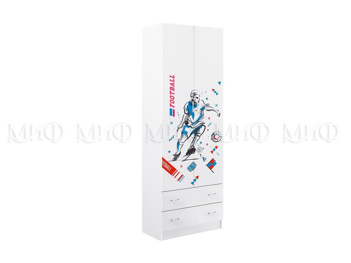 ВЕГА NEW Boy Детская МДФ (модульная) белый глянец с фотопечатью/белый | фото 6