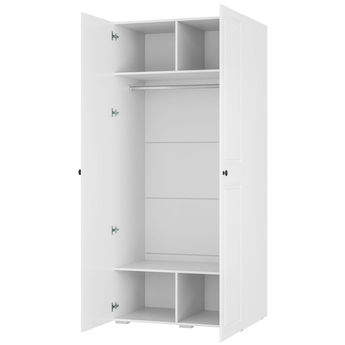 Спальня Софт (модульная) Белый/Эмаль белая F26 | фото 24