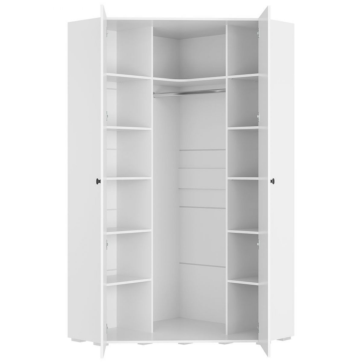 Спальня Софт (модульная) Белый/Эмаль белая F26 | фото 30