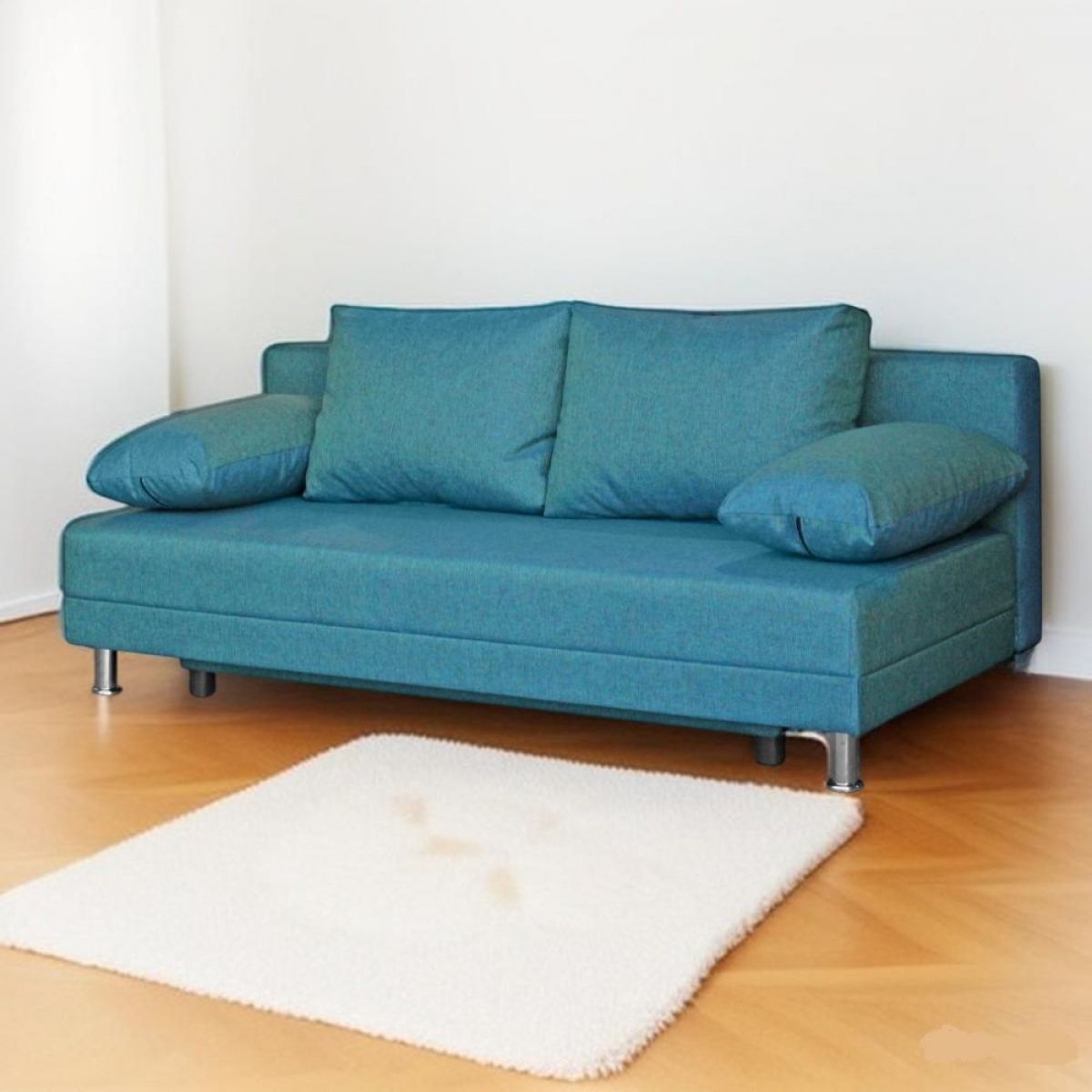 Диван-кровать Комфорт без подлокотников (4 подушки) BALTIC AZURE | фото 2