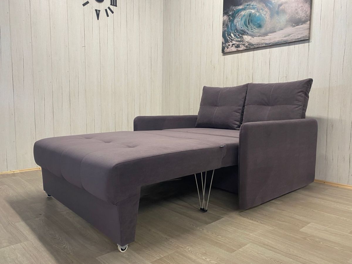 Диван Комфорт-7 БД 1200 УП (ППУ) велюр Monaco 8 | фото 3