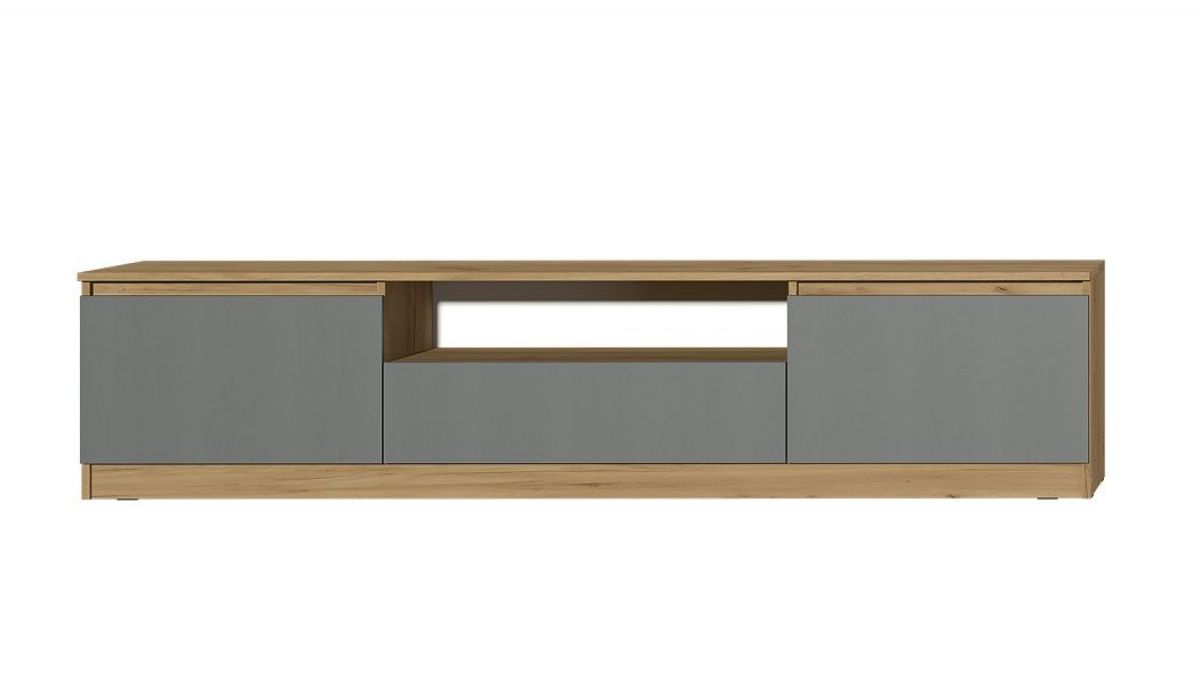 Тумба под ТВ "Хилтон" (Крафт золотой/Графит) | фото 2