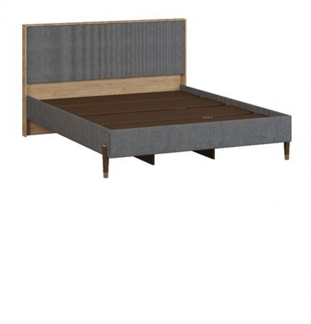 СВЕТЛАНА LOFT Спальный гарнитур (модульный) (дуб золотой/серый) | фото 5