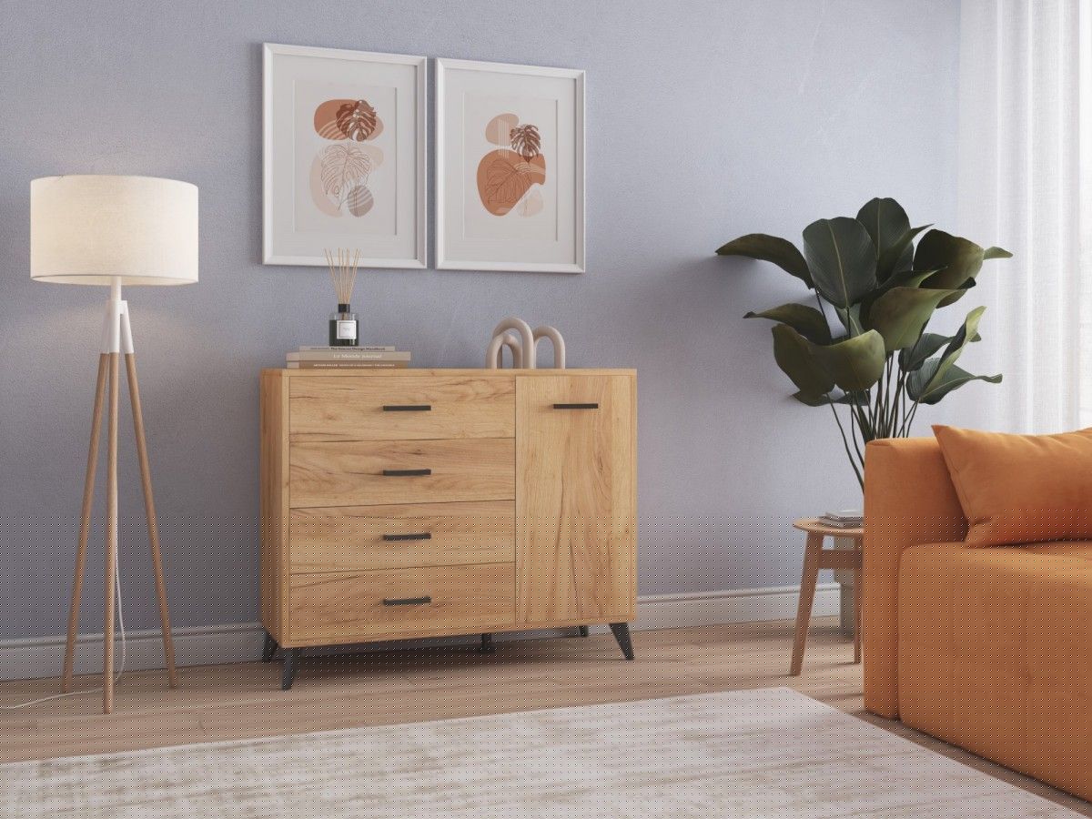 СВЕТЛАНА LOFT Комод-тумба  (дуб золотой) | фото 3