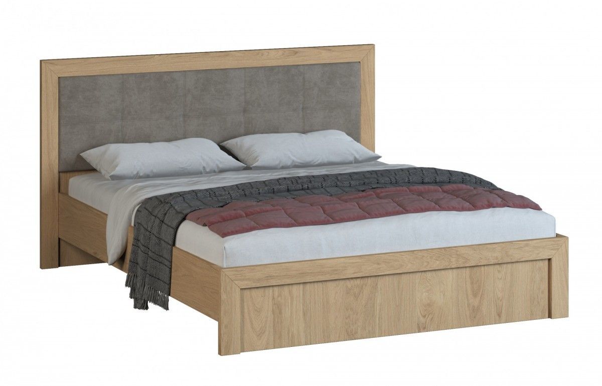 СВЕТЛАНА 1 Кровать интерьерная (Дуб золотой/Paris 03) | фото 2