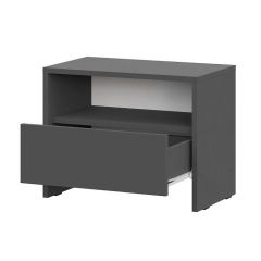 КАМЕЛИЯ 1 Серия 2 Тумба прикроватная Графит серый | фото 2