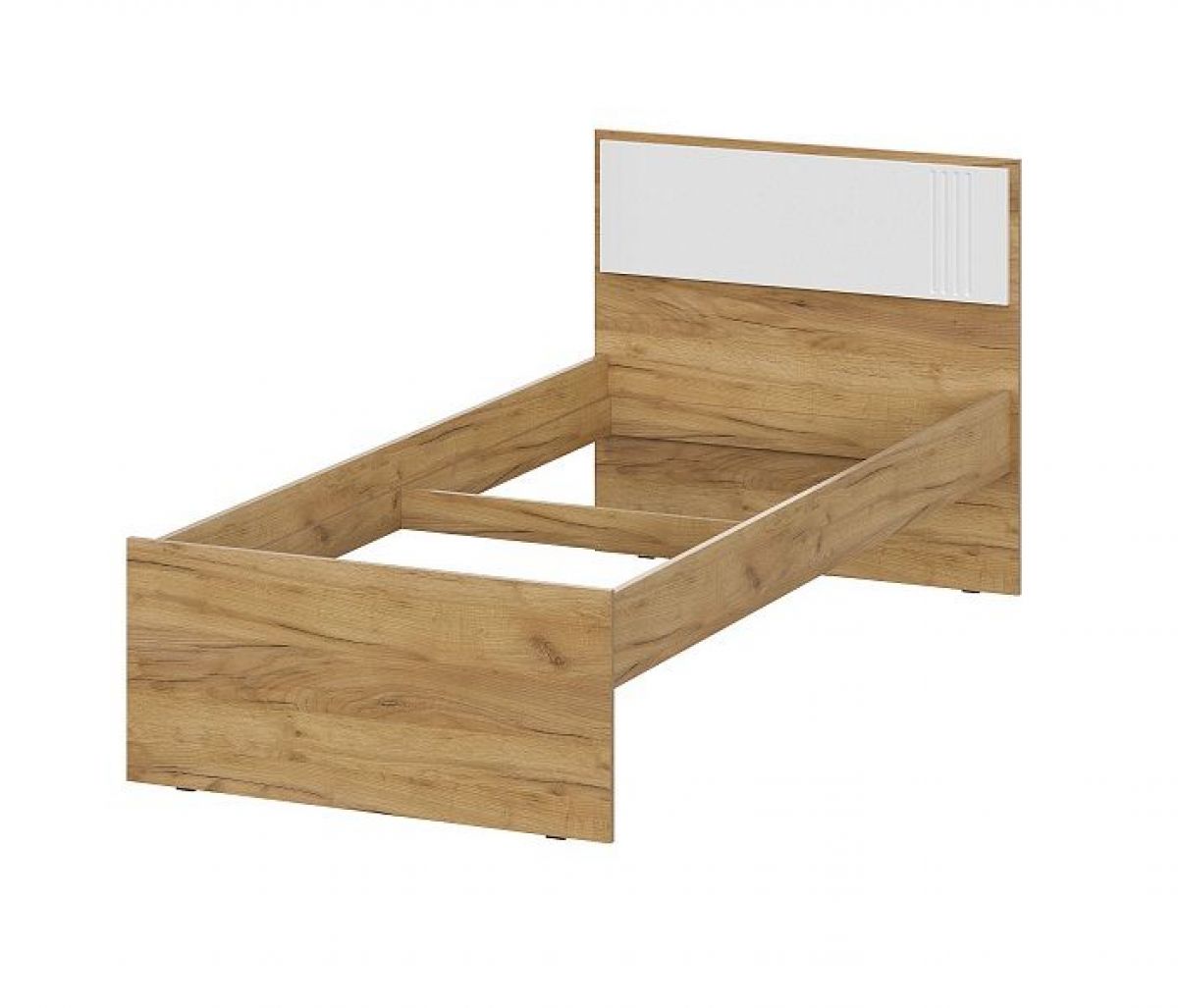 МИЛАН Детская (Дуб Золотой/Белый матовый) | фото 3