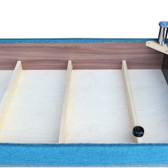 Диван-кровать Комфорт без подлокотников (4 подушки) DENIM | фото 7