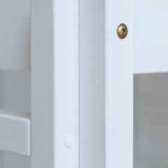 Кровать-домик двухъярусная 80*190 Белый | фото 3