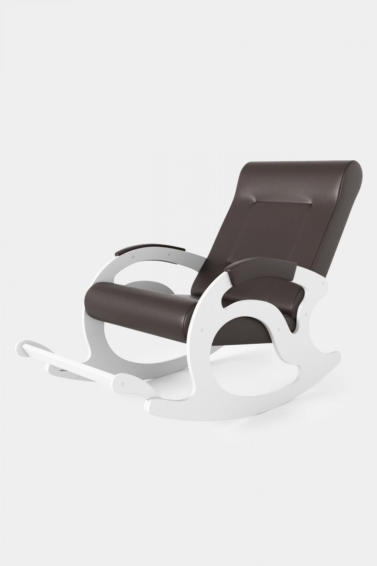 Кресло-качалка Тироль 12-К-В (экокожа/белые) ВЕНГЕ | фото 2