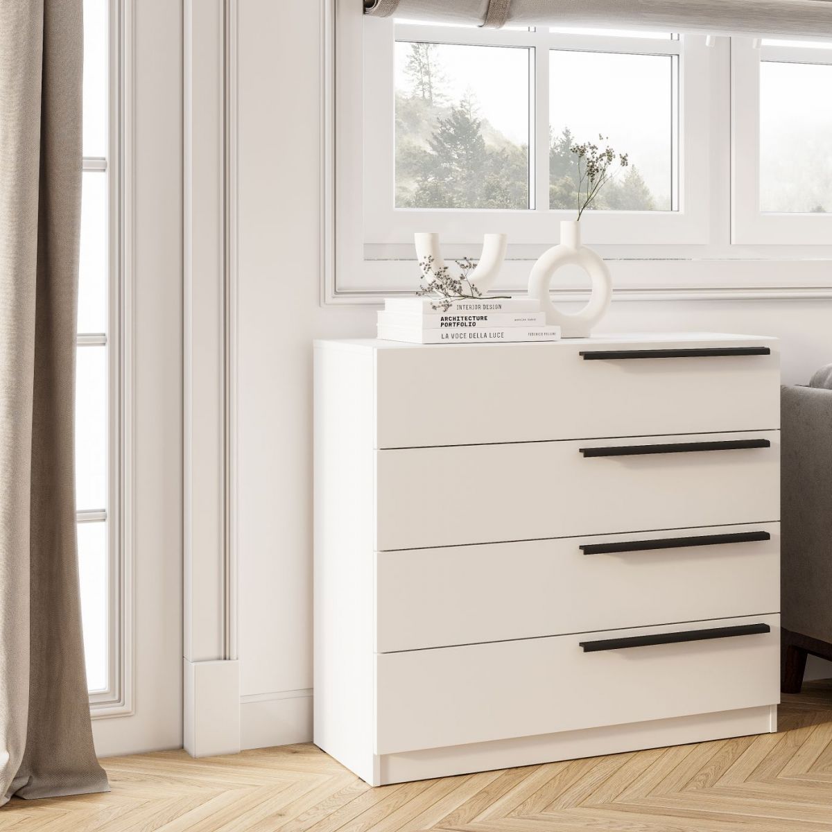 Комод Айрон КМ-02 (белый) | фото 2