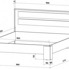 ЛЕНОРА Спальный гарнитур (модульный) графит | фото 5