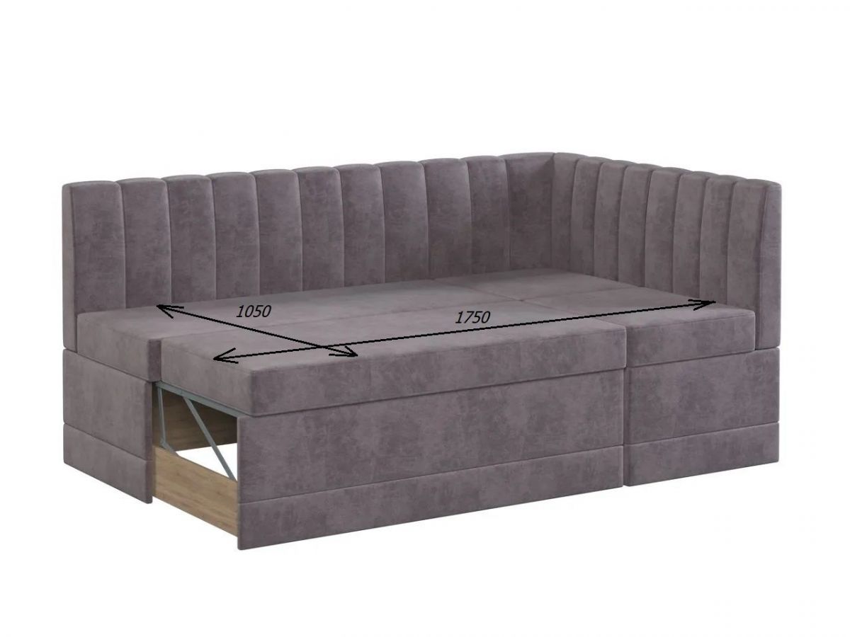 ТОМЕНТО Кухонный уголок со спальным местом (велюр 1 кат) | фото 3