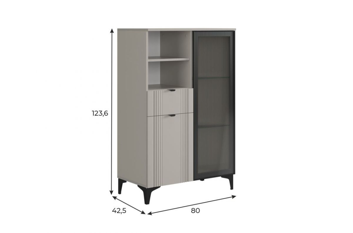 РИЧ Комод 2 со стеклом | фото 2