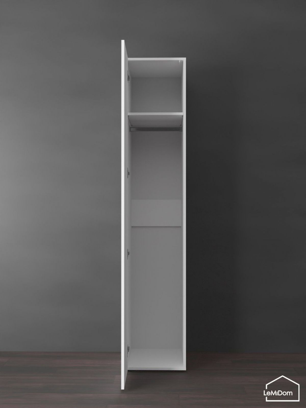 Шкаф Linnea MHR-1PO 2050х400х510 (Белый-М 11.1.2) | фото 5