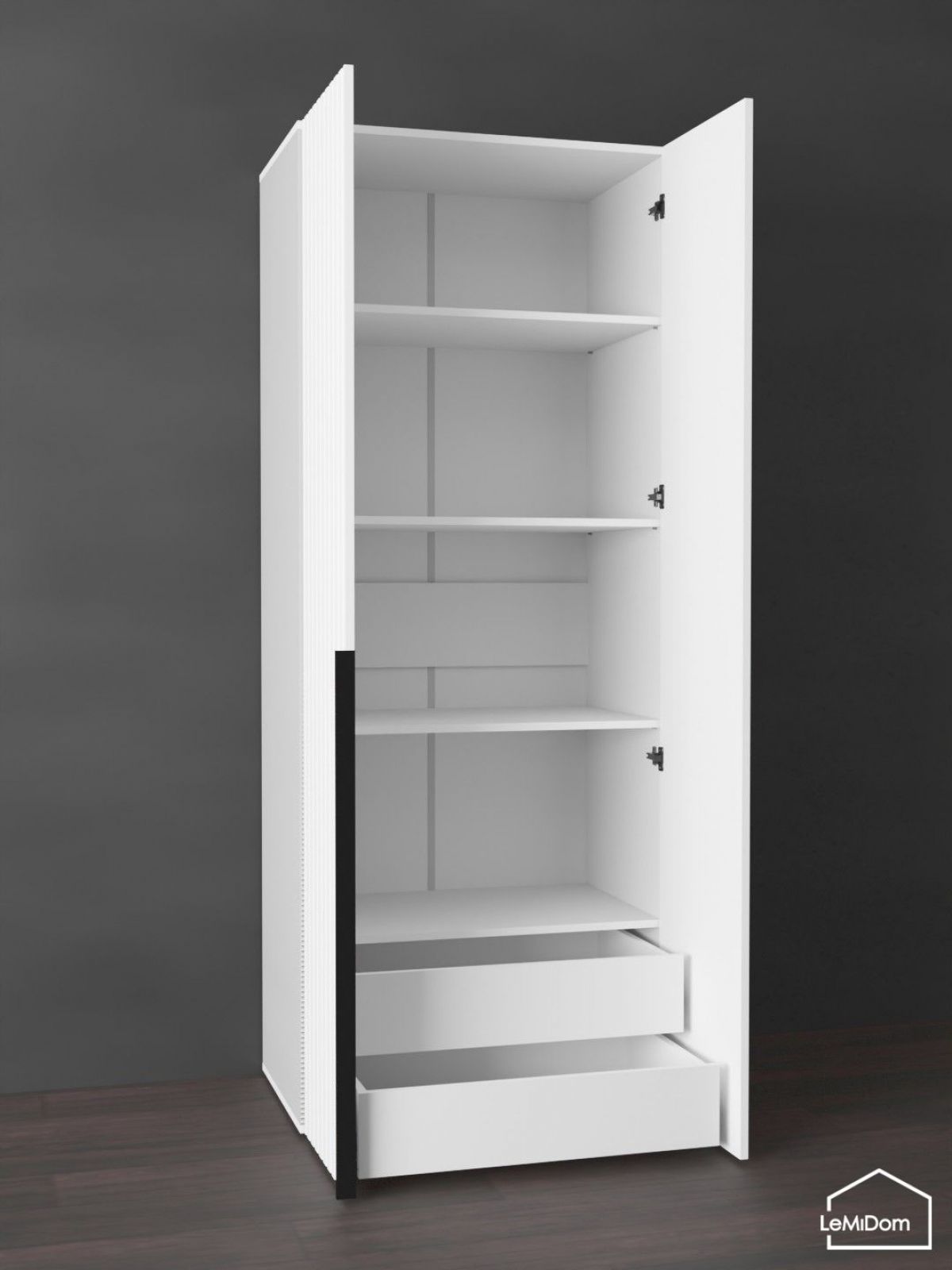 Шкаф Linnea MHR-2-4 2050х800х510 (Белый-М 11.1.1) | фото 5