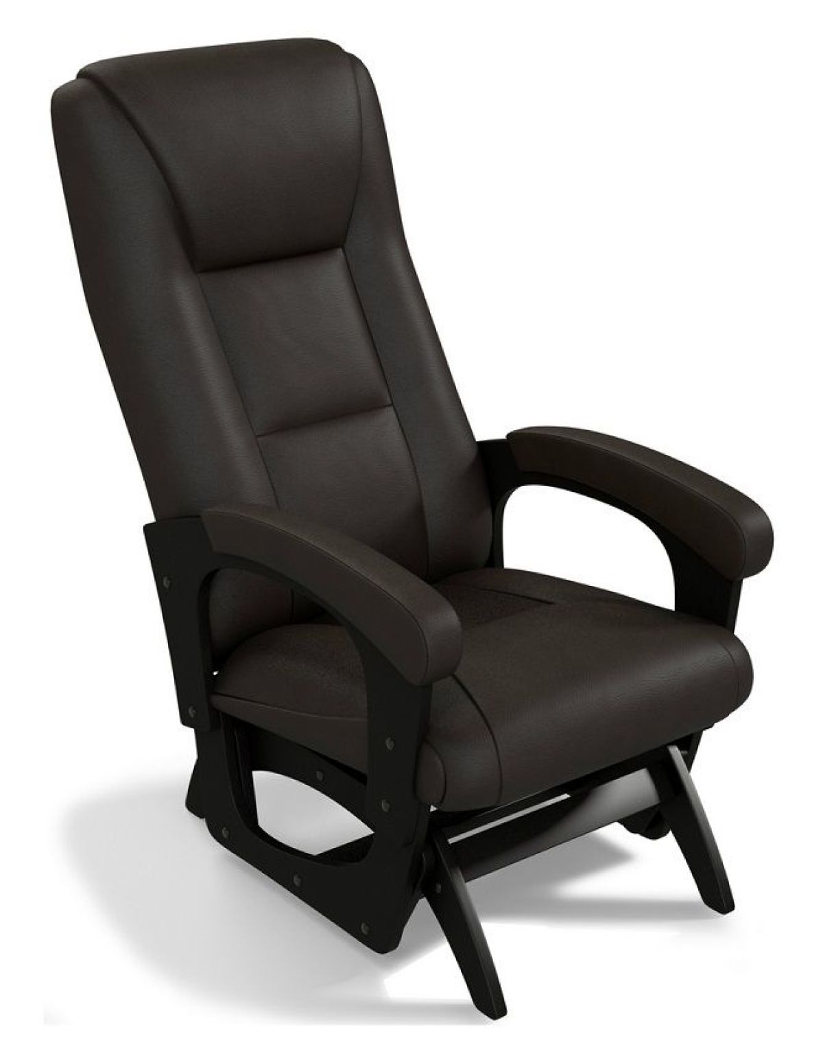 Кресло маятниковое Леон 29-К-В (экокожа/венге) | фото 2