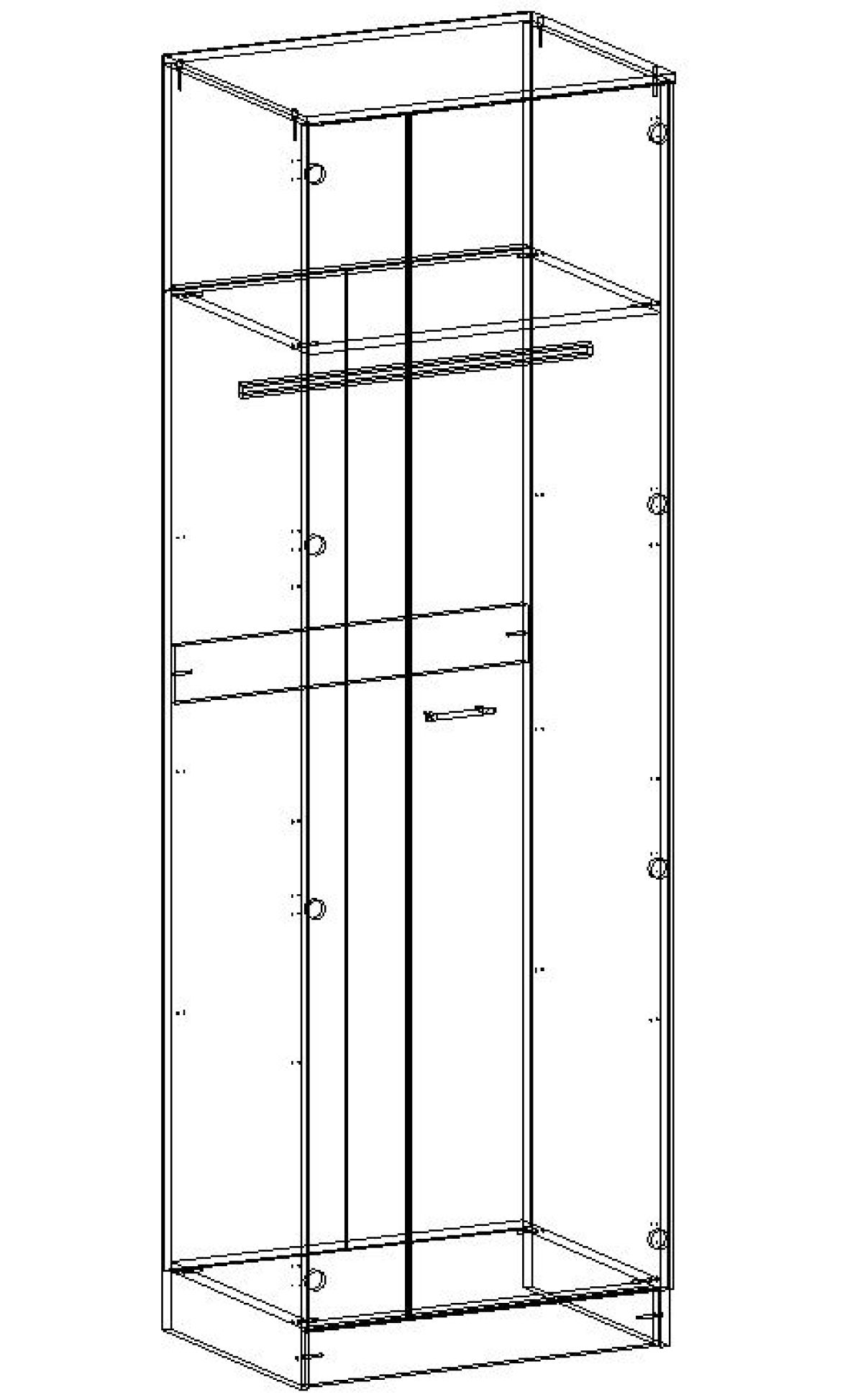 Стенка Сабина (модульная) венге/дуб белфорт | фото 9