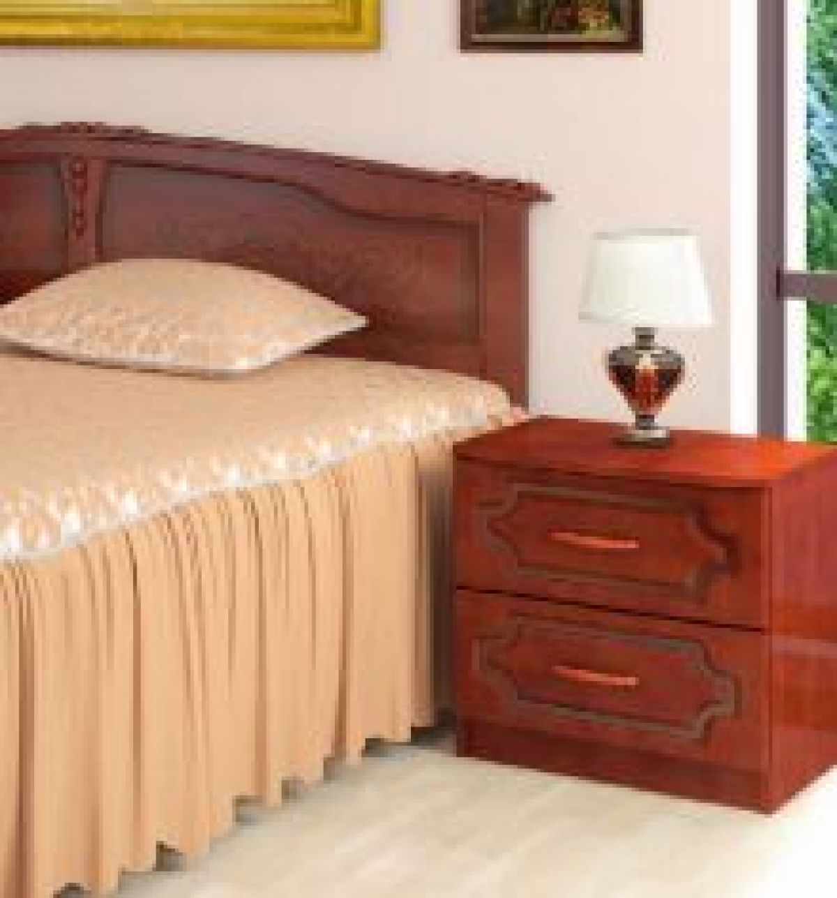 ЛАК (ОРЕХ) Спальный гарнитур (модульный) | фото 14