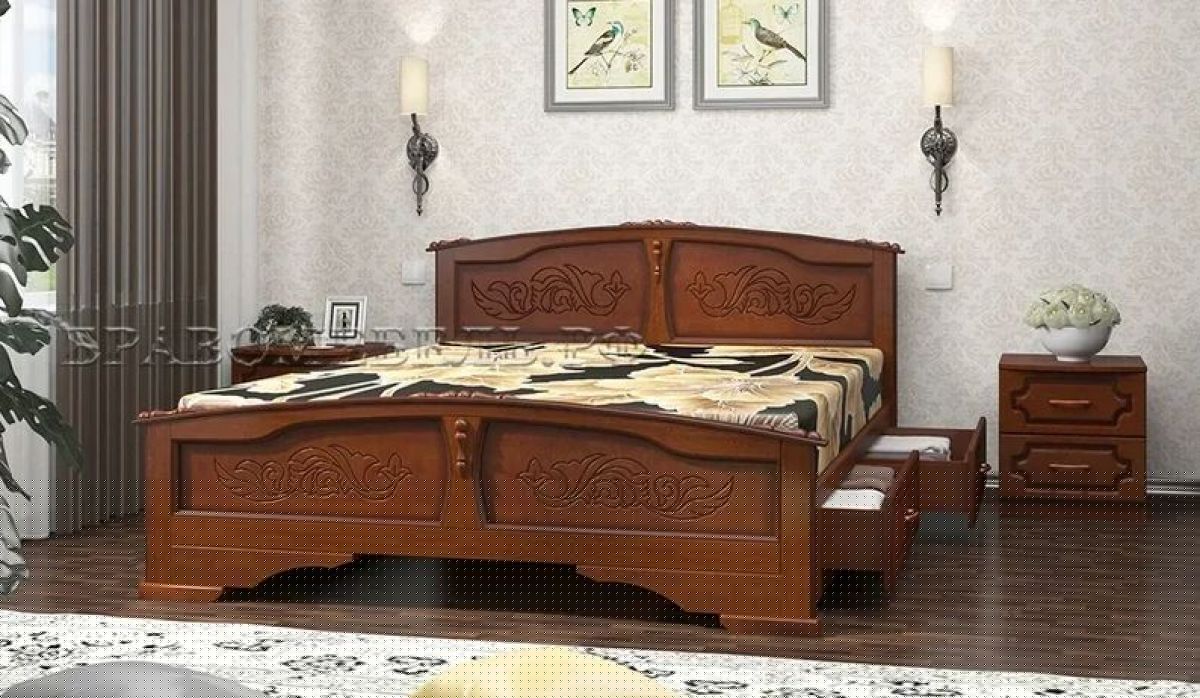 ЛАК (ОРЕХ) Спальный гарнитур (модульный) | фото 15