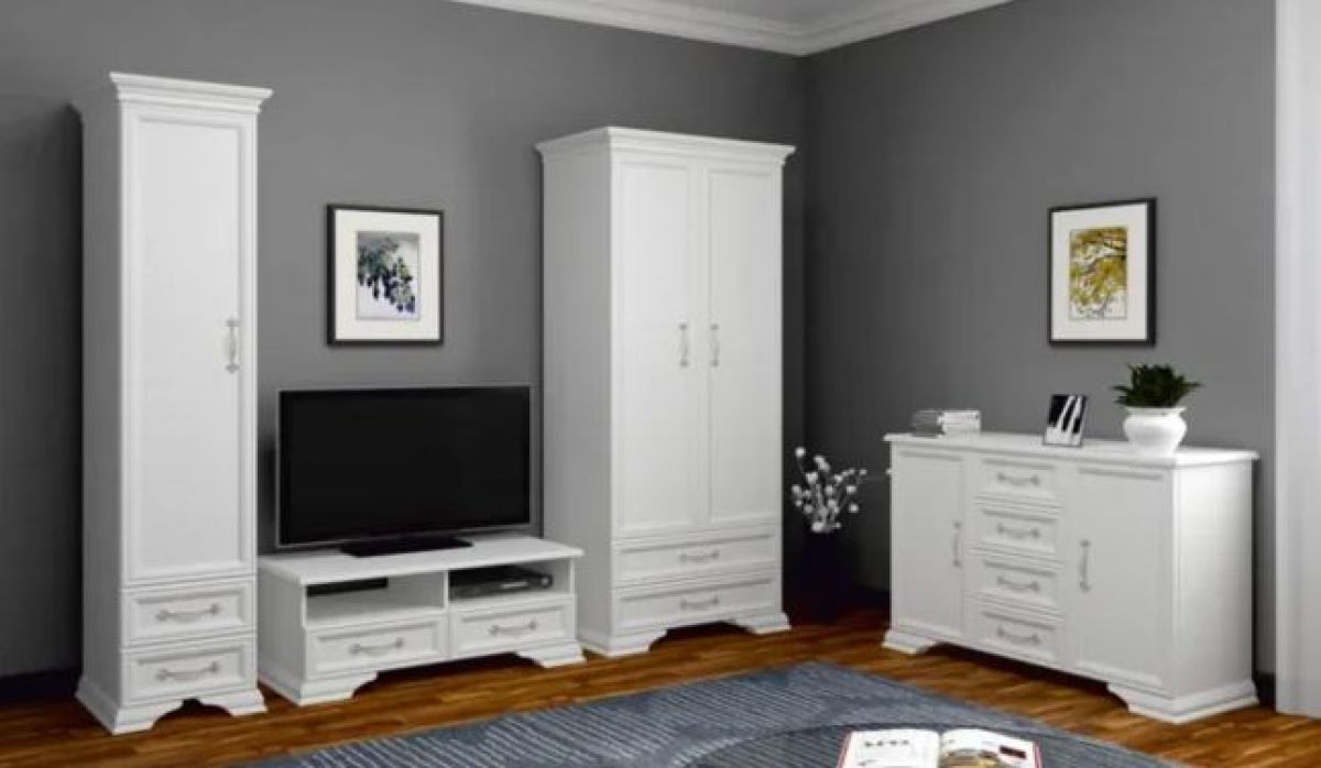 ГРАЦИЯ Гостиная (модульная) белый лак матовый | фото 2