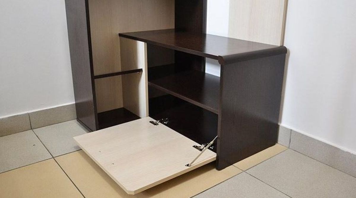 Вешалка "Антре" (венге/вудлайн кремовый/профиль венге/зеркало) | фото 6