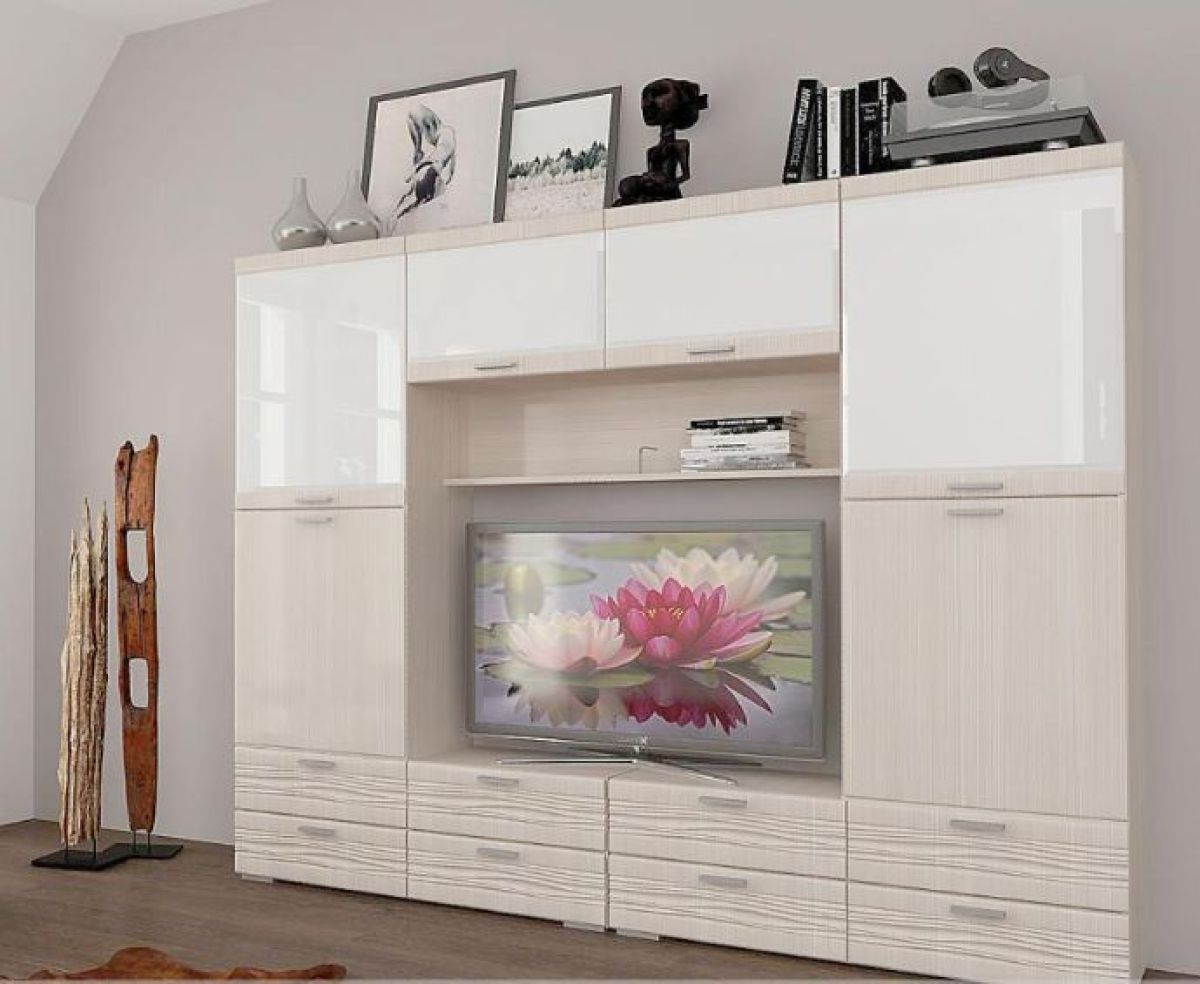 Гостиная ЛОТОС (модульная) Бодега белая | фото 5