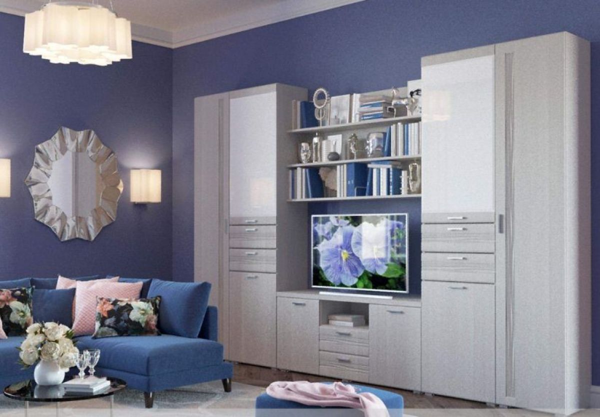 Гостиная ЛОТОС (модульная) Бодега белая | фото 7