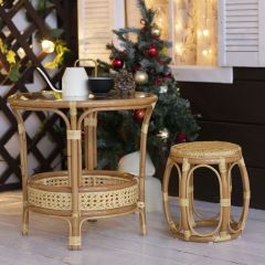 Комплект Пеланги 02/15 дуэт, стол круглый (Мёд) | фото 5